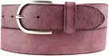 Produktbild: BELTINGER Damen-Gürtel aus weichem Vollrindleder Vintage-Look 4 cm | Jeans-Gürtel für Damen 40mm | Ledergürtel Used-Look | Bordeaux 115cm