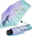 Produktbild: Knirps® Taschenregenschirm Kinderschirm 4Kids reflective mit Reflexborte, Sicherheit auf dem Schulweg, Pferde, Wild Horses
