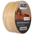 Produktbild: Dalsys Sockelleiste, L: 1500 cm, Weichsockelleiste selbstklebend, 1-St., Klebeleiste, Abschlussleiste für Fugen in Wohnbereich, Küche, Bad beige 1500 cm