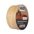 Produktbild: Dalsys Weichsockelleiste selbstklebend Eiche 15m Klebeleiste, Abschlussleiste für Fugen in Wohnbereich, Küche, Bad, aus PVC Kunststoff