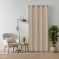 Produktbild: tinycurtains, Thermo Türvorhang beige 195 x 150 cm, für alle gängigen Türgrößen, Thermovorhang OHNE Stange