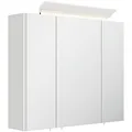 Produktbild: POSSEIK Spiegel mit Beleuchtung 75 weiß glanz 75,0 x 17,0 x 62,0 cm
