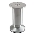 Produktbild: SOTECH Möbelfuß Terra Höhe 100 mm Alu gebürstet Tischfuß höhenverstellbar bis max. 15 mm, belastbar bis 250 kg