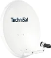 Produktbild: TechniSat TECHNITENNE 70 Satelliten-Schüssel für 4 Teilnehmer (70 cm digital Sat Anlage, Komplettset aus Antenne mit Masthalterung und Quattro-Switch-LNB), lichtgrau