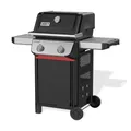 Produktbild: Weber Spirit E-210 Gasgrill, 2 Brenner, 51 x 46 cm Grillfläche, Warmhalterost, Deckelthermometer, 2 Räder - Schwarz/Silber (1500833)