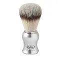 Produktbild: Omega Rasierpinsel 46229 Hi Brush mit silbernem Griff