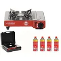 Produktbild: Rothenberger Industrial Campingkocher 2,2 Kw Deluxe Rs 220 Inkl. 4x Robutan 220 Gr. - 1500004233