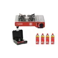 Produktbild: ROTHENBERGER Industrial Campingkocher 2,2 kW Deluxe RS 220 inkl. 4x RoButan 220 