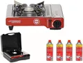 Produktbild: Rothenberger Industrial Gas Camping Kocher Deluxe RS 220 inkl. 4x RoButan