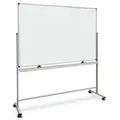 Produktbild: Office Marshal Whiteboard Stanford PRO | lackiert | mobil & drehbar | 90 x 120 cm