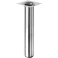 Produktbild: Hettich Tischbein Ø 30 mm x 200 mm Edelstahl-Optik