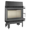 Produktbild: Warmluft Kamineinsatz kratki BLANKA 11kW dreiseitig verglast 3 Scheiben Modell
