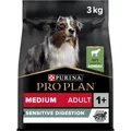 Produktbild: Pro Plan Medium Adult Sensitive Digestion, Hundefutter trocken, reich an Lamm, 1er Pack (1 x 3 kg)
