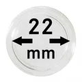Produktbild: LINDNER Das Original Münzkapseln Innen-Ø 22 mm, 10er-Packung