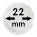 Produktbild: Lindner 2250022P Münzenkapseln 22mm 10er Pack