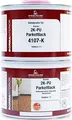 Produktbild: BORMA 2K PU Profi Parkettlack Treppenlack Korkboden - Seidenmatt, 1 Liter