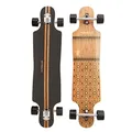 Produktbild: Apollo Longboard Nuku Hiva, Bambus Komplettboard, Twin-Tip Drop-Through Freeride Cruiser Board