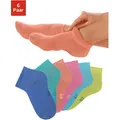 Produktbild: Kurzsocken H.I.S, Damen, Gr. 35-38, bunt, Baumwolle, Elasthan, Polyamid, uni, elastisch, Socken, mit kuscheligem Innenfrottee