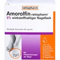 Produktbild: Amorolfin-ratiopharm Nagellack bei Nagelpilz, 3 ml Wirkstoffhaltiger Nagellack
