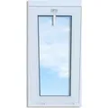Produktbild: Weißes Pvc-fenster, Kippbar, 60x100, 600x1000, 2-fach Verglast, Oben Angeschlagen, Doppelt Verglast