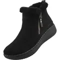Produktbild: Skechers Wilshire BLVD-Fresh Zip Damen Stiefelette Schwarz - Schwarz - 36
