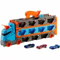 Produktbild: Mattel Hot Wheels 2-in-1 Rennbahn Transporter Rennstrecke Autorennbahn Auto