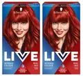 Produktbild: Schwarzkopf Live 2x Hair Dye, 035 Real Red