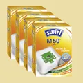 Produktbild: 4 Packungen Staubsaugerbeutel Swirl M 50 a 4 Stück - für Miele Typ FJM