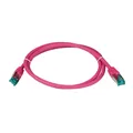 Produktbild: 2m CAT6a Highspeed Patchkabel 500Mhz 10Gbit LAN/DSL/Netzwerk / Farbe magenta