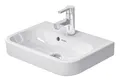 Produktbild: Duravit Happy D.2 Handwaschbecken 1 Hahnloch mit Überlauf 500 x 360 mm - Weiß Hochglanz - 0710500000