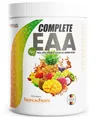Produktbild: EAA Pulver 500g TROPICAL FRUITS - 12.500mg essentielle Aminosäuren, unglaublich lecker & erfrischend - COMPLETE EAA mit allen 9 EAAs inkl. Histidin - EAA vegan Aminosäuren Pulver - Amino Workout Drink