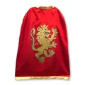 Produktbild: Liontouch - Edler Ritterumhang für Jungen, Rot | Für Kinder von 3-8 Jahren – Einheitsgröße | Mittelalterlicher Spielumhang | Perfektes Zubehör für Verkleidung, Kostüme & Ritter-Rollenspiele