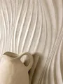 Produktbild: Newroom Vliestapete Armani Beige Tapete Glanztapete Wellen,Linien,Streifen, Beige Tapete Modern Wellen - Wellenmuster Streifentapete Taupe Gold Grafisch 3D Optik Linien Streifen für Wohnzimmer Schlafzimmer Küche, Wellenmuster