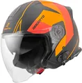 Produktbild: Bogotto Motorradhelm V586 Detri BT Jethelm, integriertes Kommunikationssystem,integriertes Sonnenvisier