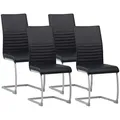 Produktbild: Albatros Freischwinger, Schwarz, Metall, 4-Sitzer, 45x99x59 cm, Esszimmer, Stühle, Esszimmerstühle, Schwingstühle