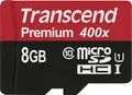 Produktbild: Transcend microSDHC 8GB Class 10 UHS-I 400X