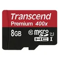 Produktbild: Transcend TS8GUSDCU1 Class 10 Premium microSDHC 8GB Speicherkarte UHS-I