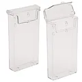 Produktbild: Taymar OD110 2 Stück DIN Lang (DL) Prospekthalter, Prospektbox mit Deckel, Wetterfest