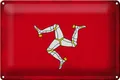 Produktbild: FEMER Blechschild Flagge Isle of Man 30x20cm Isle of Man Vintage