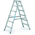 Produktbild: ZARGES 2x6 Stufen-Stehleiter Z200, beidseitig