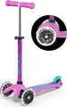 Produktbild: Micro Kinderroller Mini Micro Deluxe LED Lavendel - verstellbarer Lenker