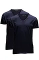 Produktbild: Jack & Jones Herren V-Neck T-Shirt Basic 12059219 2er Pack, Größe:M;Farbe:navy blue