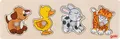 Produktbild: goki | Steckpuzzle Hund, Ente,... | Spiel | Deutsch (2024) | EAN 4013594578660