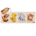 Produktbild: 57866  HolzTierpuzzle, 4 Stück