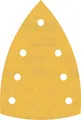 Produktbild: Bosch Accessories 10x Schleifpapier Expert C470 mit 7 Löchern (für Hartholz, Farbe auf Holz, 100x150 mm, Körnung 400, Zubehör Multischleifer)