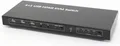 Produktbild: SpeaKa Professional 4 Port KVM-Umschalter HDMI USB KVM-Switch schwarz 1700722