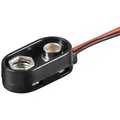 Produktbild: 9V-I-CLIP-HQ Batterie-Clip für 9V-Block und Batteriehalter I-Form