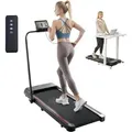 Produktbild: Walking Pad Laufband unter den Schreibtisch, Laufband zum Arbeiten, klappbares Laufband mit 120 kg Tragkraft, tragbares 2 in 1 Pad mit 2,5 ps,