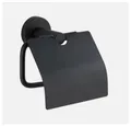 Produktbild: WENKO Toilettenpapierhalter Halter Toilettenpapier Badezimmer (Spar-Set, 1-St., mattiert modern), Mattierter Edelstahl mit Deckel