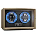 Produktbild: Klarstein Uhrenbeweger 2 Uhren 4 Modi Watchwinder Holzoptik Flexibles Kissen